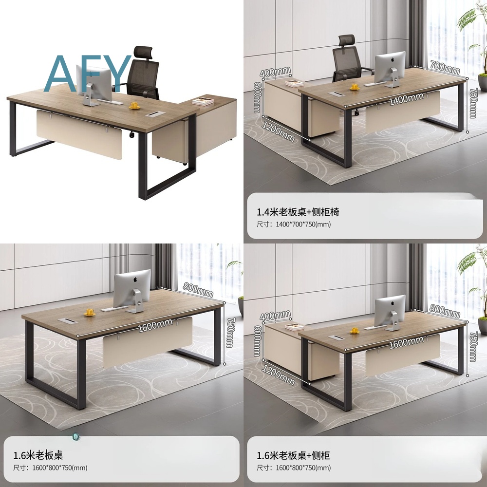 Desk Setup L Shaped - Ergonomik Sandalyeli Ofis Çalışma İstasyonu için