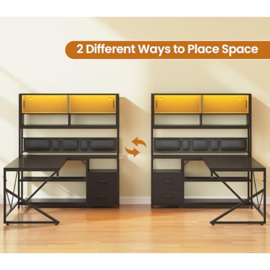 Depolama Raflı, 2 Çekmeceli, O - Desk Setup L Shaped incelemesi ve fiyatı