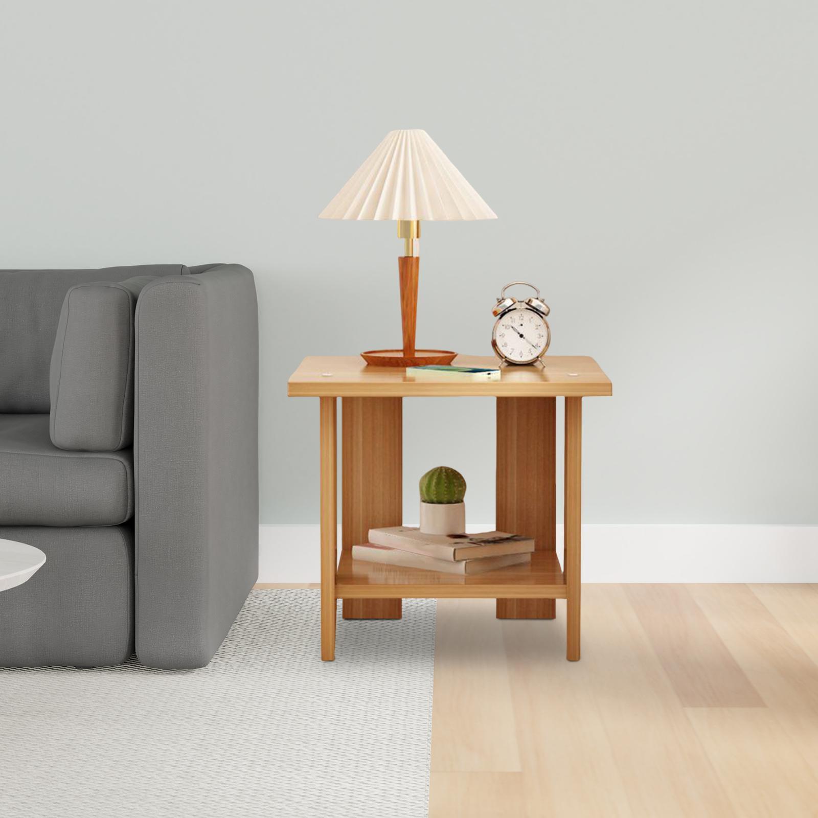 Ahşap Çift Katmanlı Yan Sehpa  - Desk Setup Minimalist incelemesi ve fiyatı
